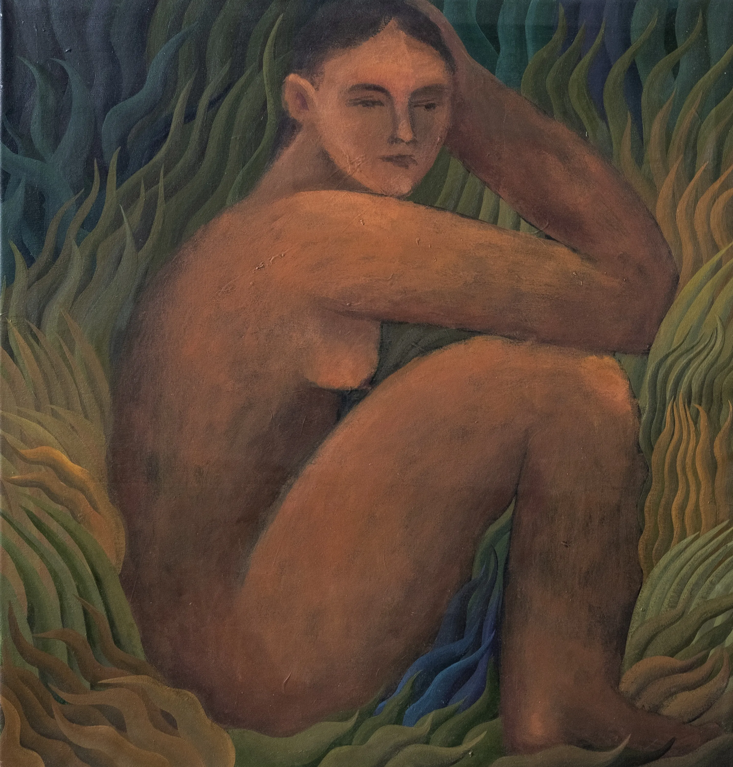 Зображення "mermaid" від Olena Tolokonina, розмір: 77х80 сm, матеріали: acrylic on canvas , медіум: artworks, ціна: €350 Фото 1 з 3.