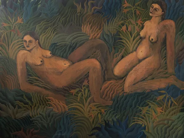 Зображення "in the garden" від Olena Tolokonina, розмір: 150x200cm, матеріали: acrylic on canvas , медіум: artworks, ціна: €3500 Фото 2 з 6.