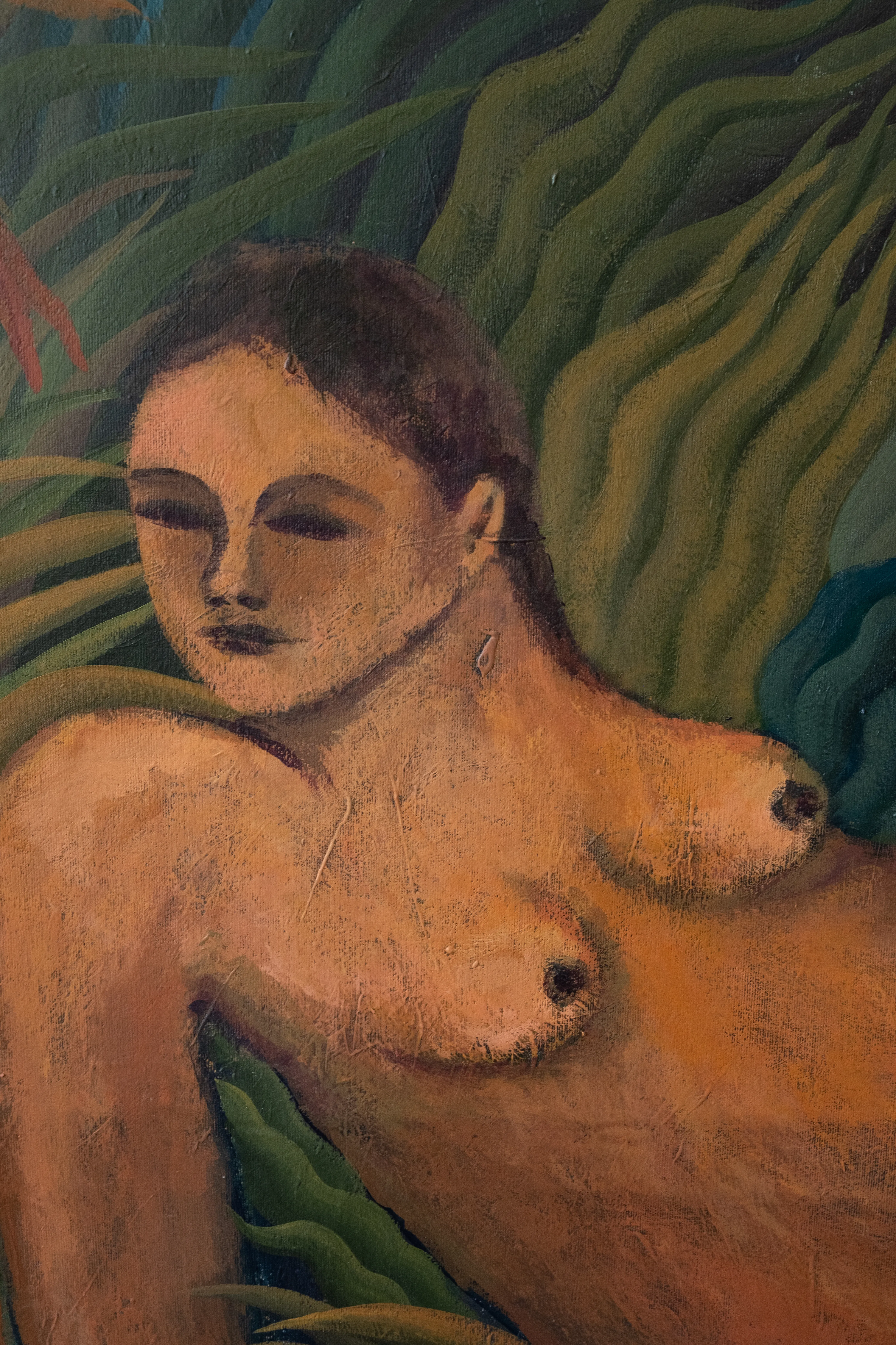 Image of in the garden by Olena Tolokonina, size: 150x200cm, artworks medium, priced at €3500 Photo 4 of 6.