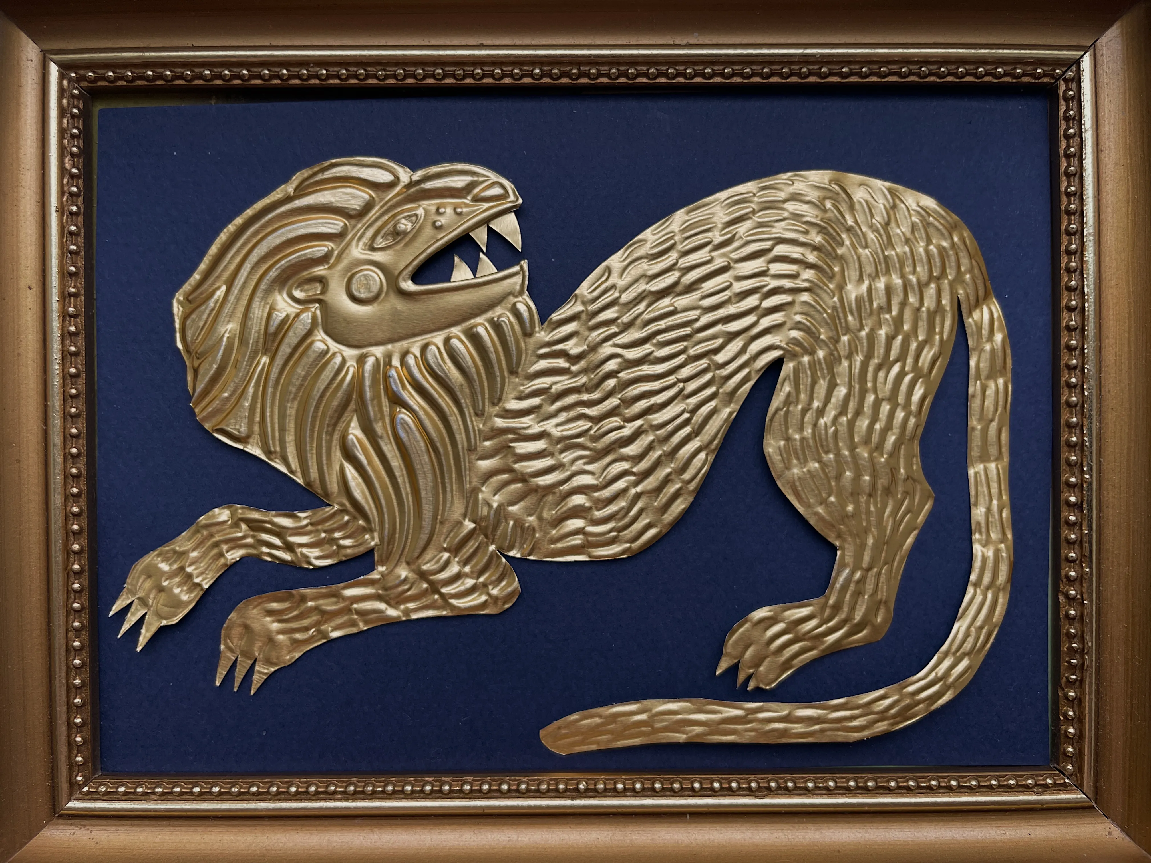 Image of lion by Olena Tolokonina, size: 12x17cm, artworks medium, priced at €70 Photo 3 of 3.