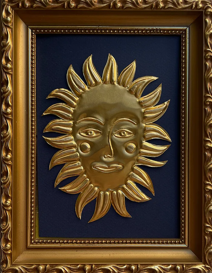 Image of sun by Olena Tolokonina, size: 12x17cm, Живопис medium, priced at €70