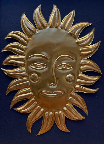 Зображення "sun" від Olena Tolokonina, розмір: 12x17cm, матеріали: foil on paper , медіум: Живопис, ціна: €70 Фото 3 з 3.